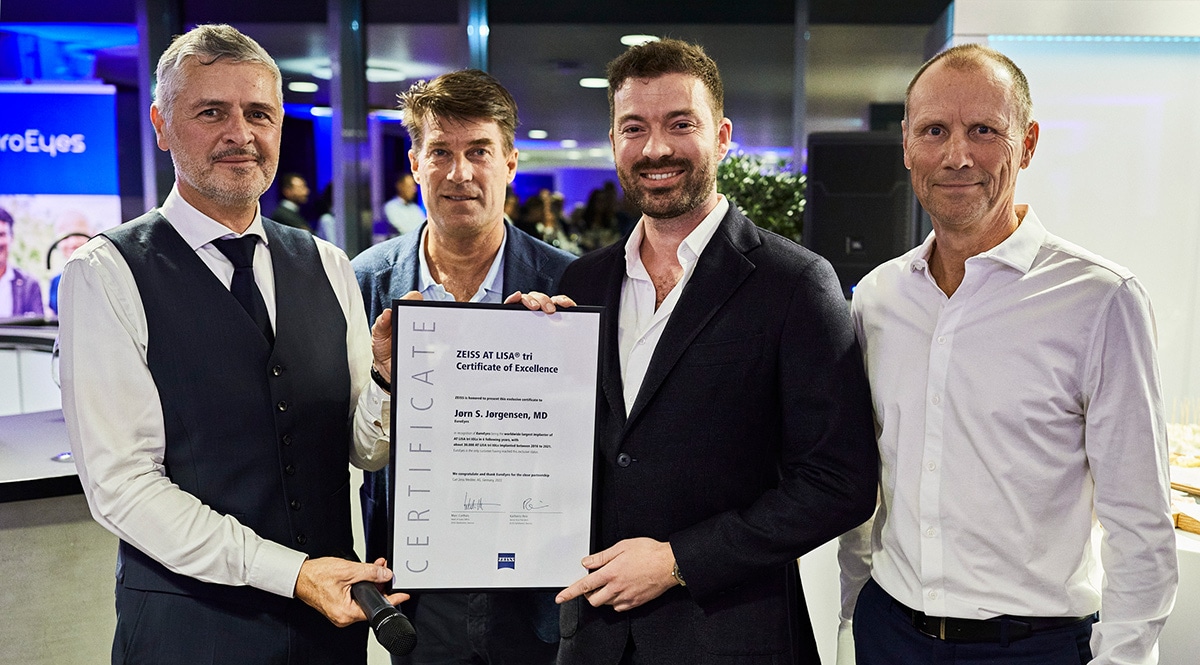 Große Eröffnung der EuroEyes Klinik in Dänemarks Nationalstadion Parken (Kopenhagen)