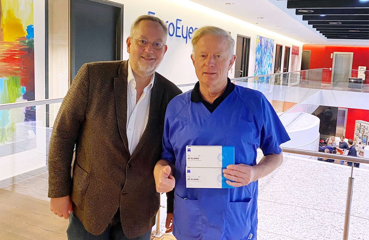 EuroEyes implantiert die weltweit erste Klinik die ZEISS AT ELANA Trifokallinse