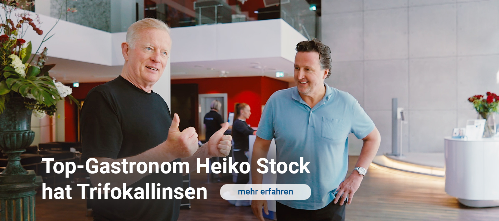 Top-Gastronom Heiko Stock hat bei EuroEyes Trifokallinsen bekommen