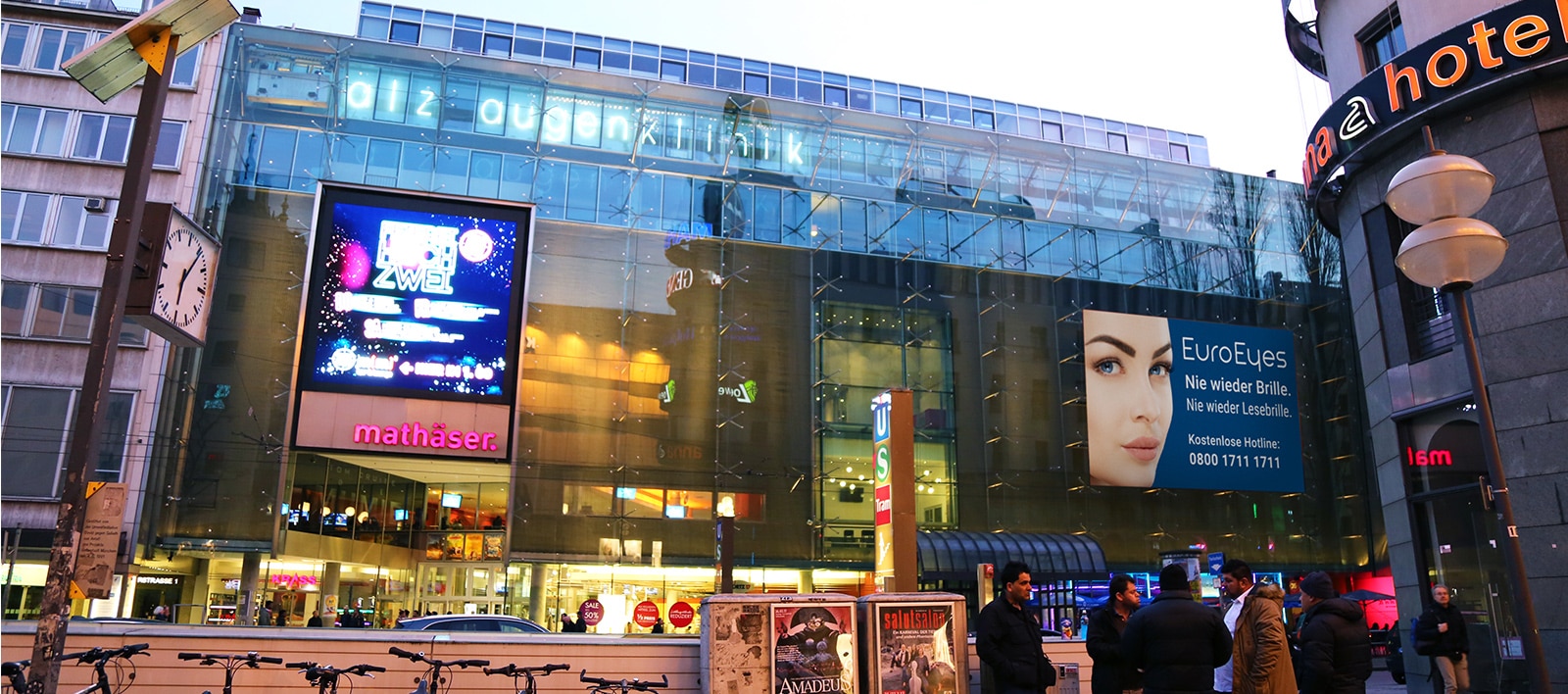 Augenlasern bei EuroEyes am Stachus