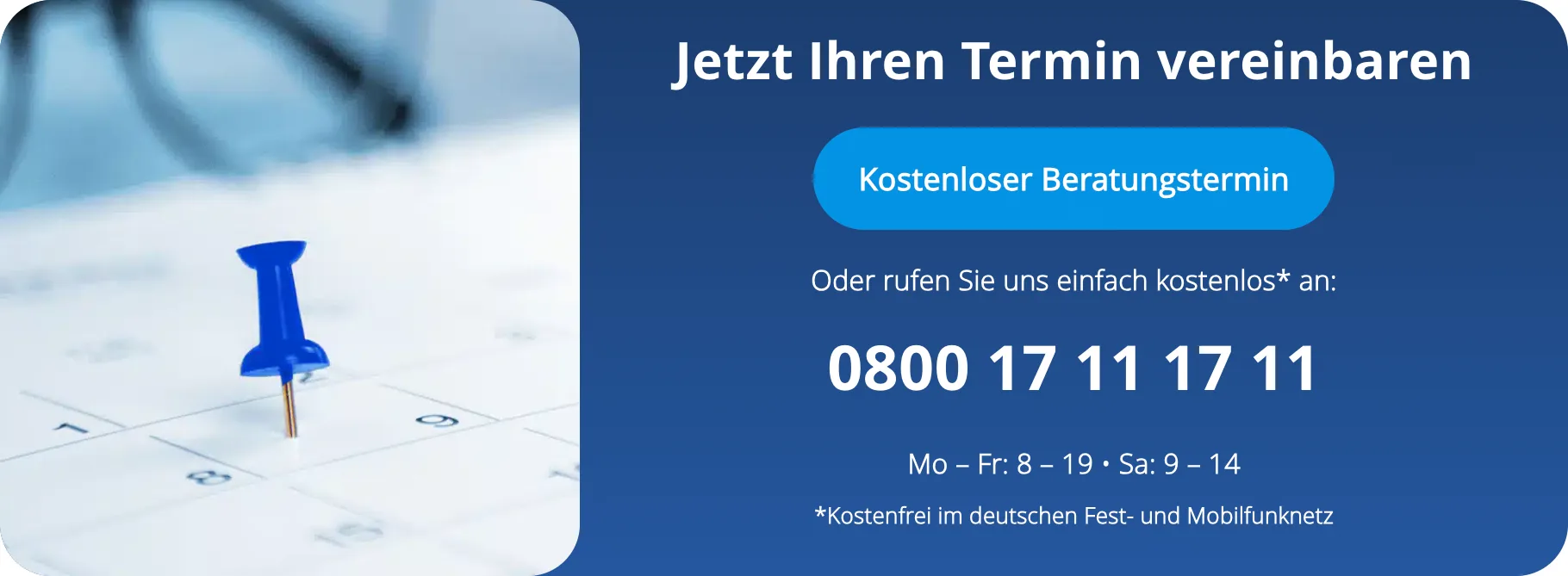 Jetzt kostenlosen Erst-Termin buchen!